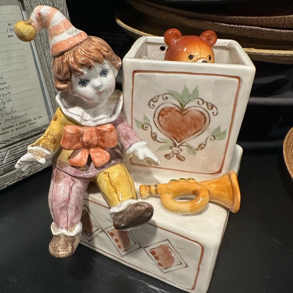 Schmid Other - Vintage Schmid Clown Music Box.